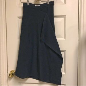 Aritzia asymmetric midi skirt